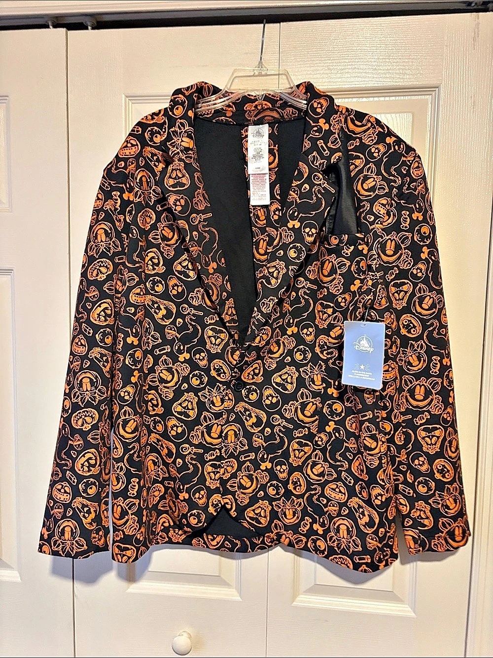Disney Mickey Mouse Halloween Glow-in-the-Dark Blazer Medium